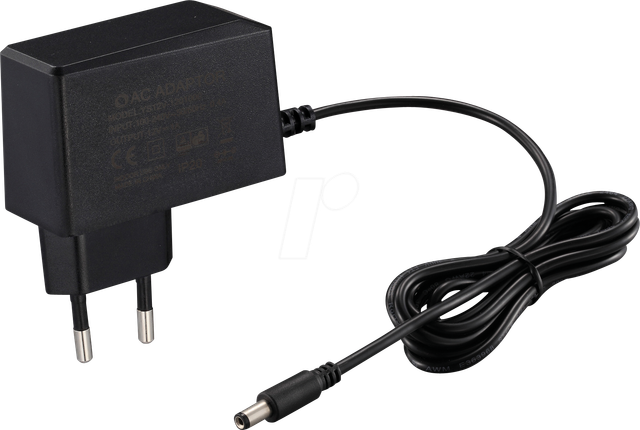 YS12V-2400500E - Steckernetzteil, 12 W, 24 V, 0,5 A
