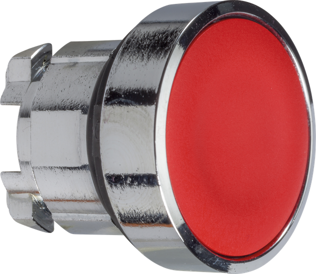 ZB4BH04 - Drucktaster, Frontelement, Harmony XB4, 22mm, rot, rastend