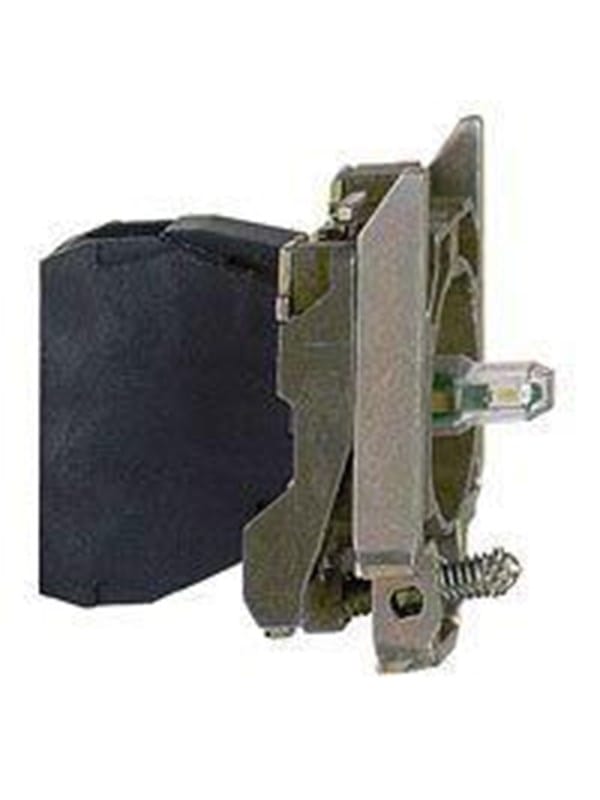 ZB4BVM1 - Lampenfassung mit Befestigungsflansch, Harmony XB4, Metall, weiß