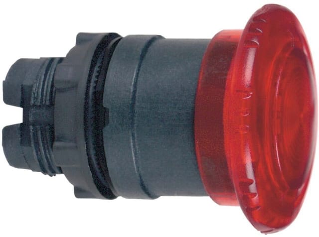 ZB5AW743 - Pilzdrucktaster, Frontelement, Harmony XB5, 22mm, beleuchtet, ro