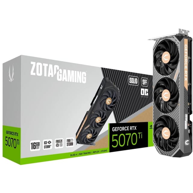 ZT-B50710J3-10P - ZOTAC GAMING RTX 5070 Ti SOLID SFF OC