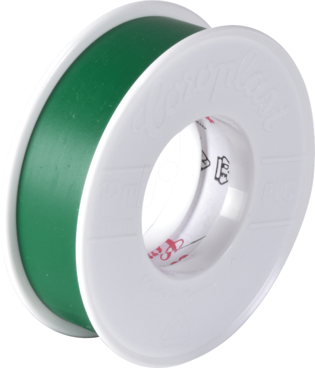 CORO 1656 - VDE Elektroisolierband, 10 m, 15 mm, grün
