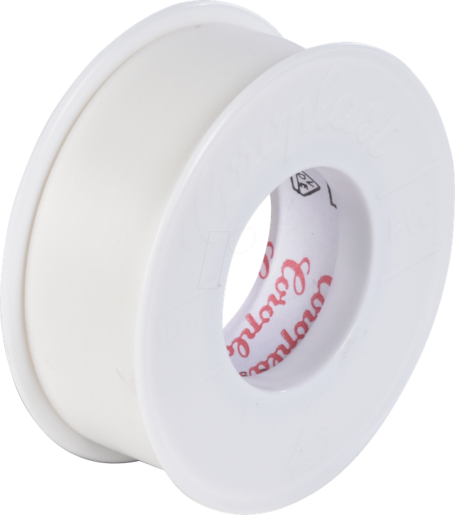 CORO 1681 - VDE Elektroisolierband, 10 m, 19 mm, weiß