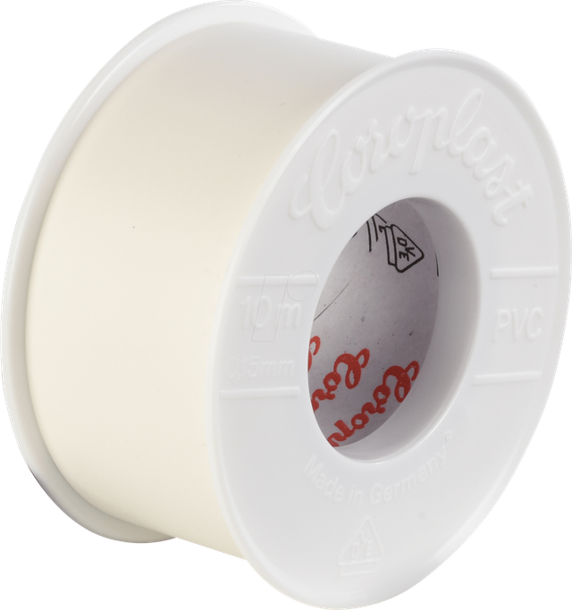 CORO 1714 - VDE Elektroisolierband, 10 m, 25 mm, weiß