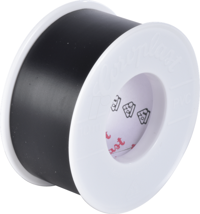 CORO 1722 - VDE Elektroisolierband, 10 m, 25 mm, schwarz