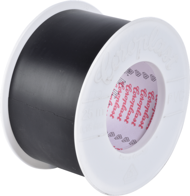 CORO 1892 - VDE Elektroisolierband, 25 m, 50 mm, schwarz