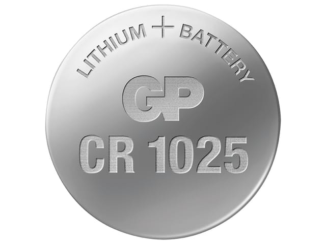 CR 1025 GP - Lithium Knopfzelle, 3 V, 10,0x2,5 mm