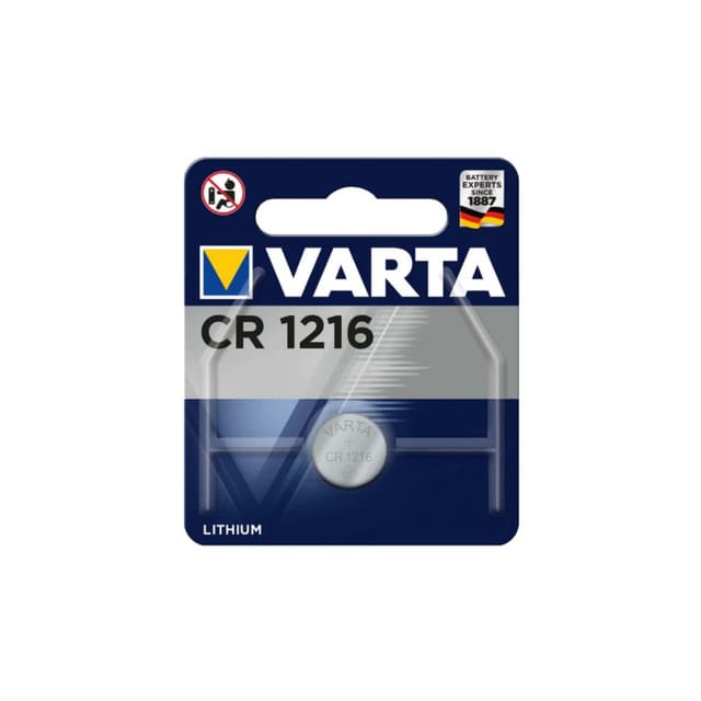 CR 1216 VAR - Lithium-Knopfzelle, 3 V, 25 mAh, 12,5x1,6 mm