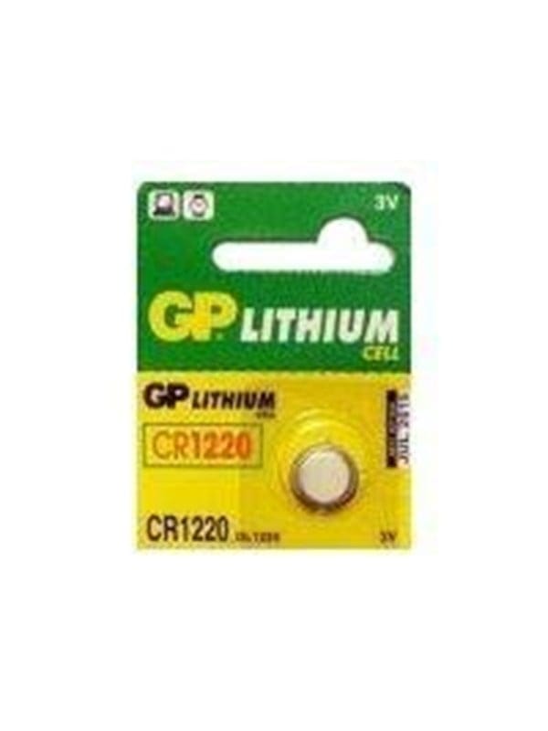 CR 1220 GP - Lithium-Knopfzelle, 3 V, 36 mAh, 12,0x2,0 mm
