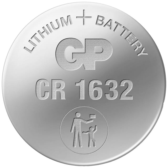 CR 1632 GP - Lithium-Knopfzelle, 3 V, 140 mAh, 16,0x3,2 mm