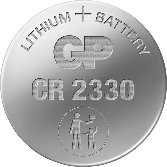 CR 2330 GP - Lithium-Knopfzelle, 3 V, 260 mAh, 23x3,0 mm