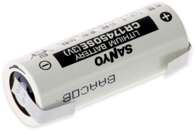 CR17450SE LFU - Lithium Batterie, A (Bobbin), 2500 mAh, U-Fahne, 1er-Pack
