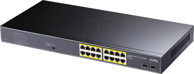 CUDY GS1020PS2 - Switch, 18-Port, Gigabit Ethernet, PoE+, SFP