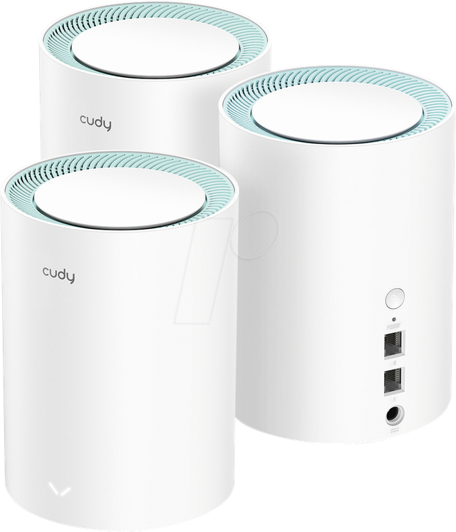 CUDY M1300-3 - WLAN Mesh System, 1167 MBit/s, 3 Geräte