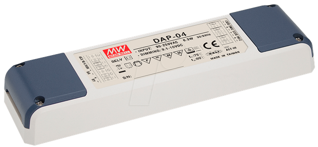 DAP-04 - DALI-PWM-Konverter, 15000 mA, dimmbar, 4 Kanäle