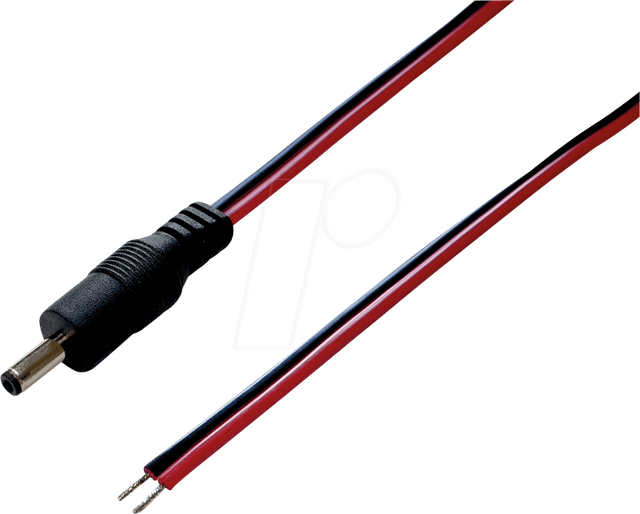 DC AKS 135 - Adapterkabel, 2000 mm, DC-Stecker auf freies Ende