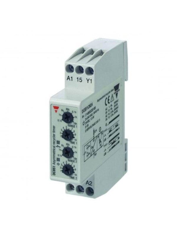 DCB51CM24 - Zeitrelais DCB51, 240 V AC, 24 V DC, Multifunktion, Impulsstart