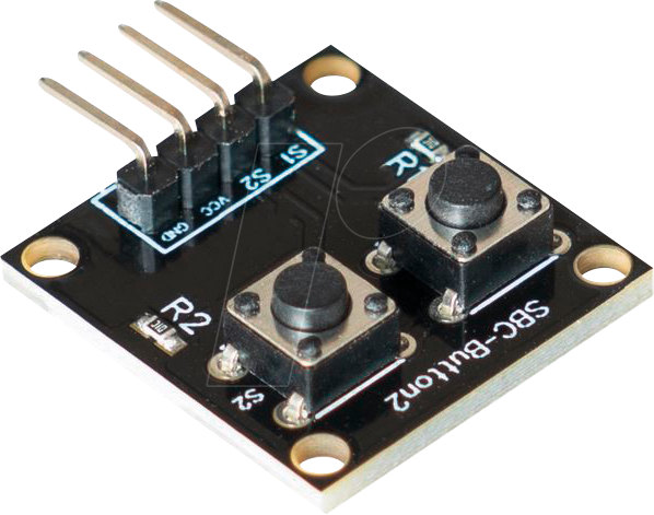 DEBO BUTTON2 - Entwicklerboards - 2-Tasten-Modul
