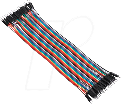 DEBO KABELSET11 - Entwicklerboards - Steckbrückenkabel, 40 Pole, m/m, 15 cm