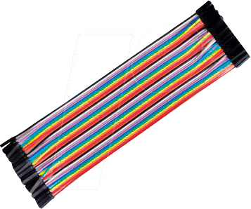 DEBO KABELSET12 - Entwicklerboards - Steckbrückenkabel, 40 Pole, f/f, 20 cm