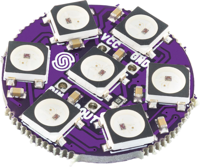 DEBO LED RING7 - Entwicklerboards - LED-Ring, RGB, 7 LEDs, WS2812