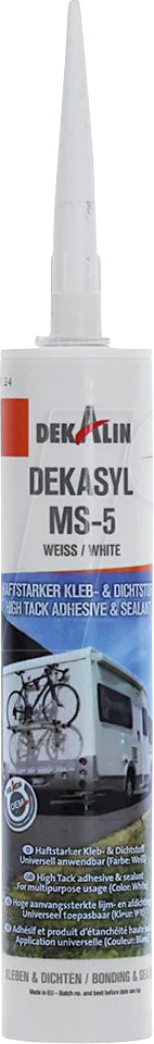 DEKALIN 6252212 - Kraftkleber Dekasyl 6252212 MS-5, dauerelastisch, weiß, 290 ml