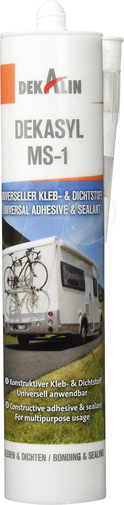 DEKALIN 6261334 - Kleb- und Dichtstoff Dekasyl MS-1 6261334, schwarz, Kartusche, 2