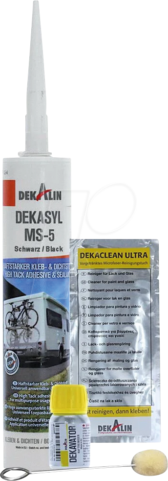 DEKALIN 6270034 - Klebeset Dekasyl 6270034 MS-5, schwarz, 290 ml