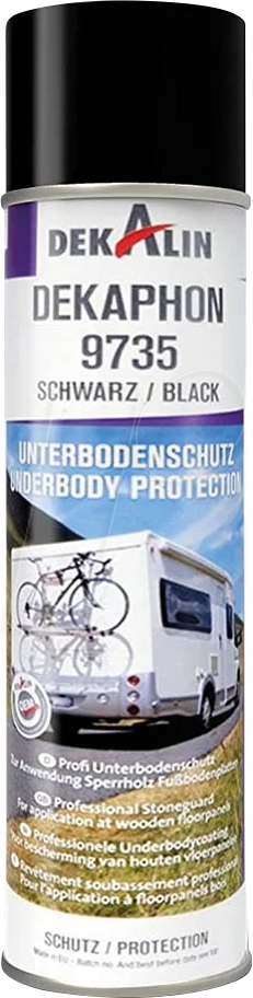 DEKALIN 9735 - KFZ-Unterbodenschutz-Spray, Dekaphon 9735, 500 ml, schwarz