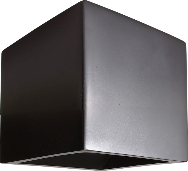 DEKO 341250 - Wandaufbauleuchte, Cube, 1x G9, Schwarz