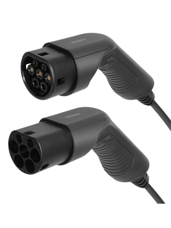 DELTACO KC004 - Typ 2 Kabel, für E-Fahrzeuge, 3,6 kW, 3 m