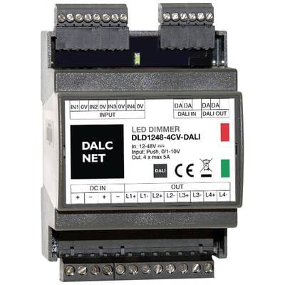 DLD1248-4CV-DALI - LED-Dimmer, PWM, 12 V - 48 V, 5 A CV, DALI, 4 Ausgänge