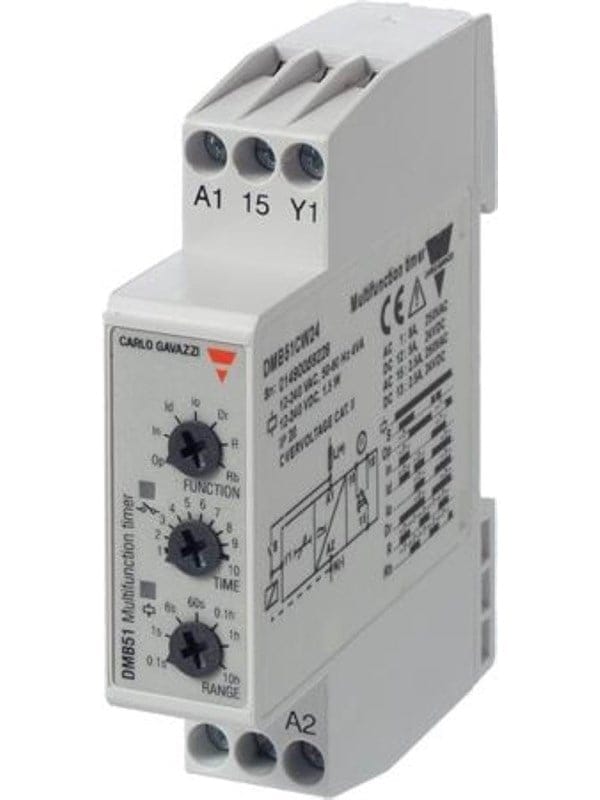 DMB51CW24 - Zeitrelais DMB51, 1 Wechsler, 12 - 240 V AC / DC, Multifunktion
