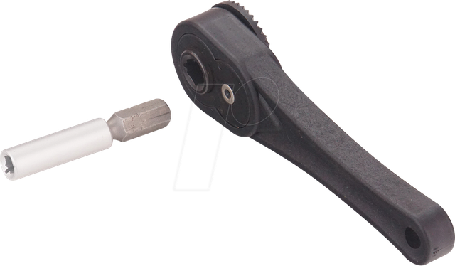 DONAU MBS09 - Ratsche, Knarre, 1/4'' Bits