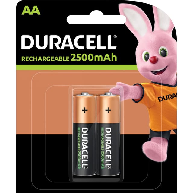 DURA NIMH AA2 - NiMH Akku, AA (Mignon), 2500 mAh, 2er-Pack