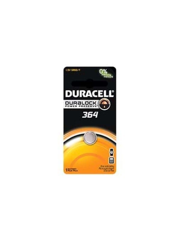DURA SR602 - Silberoxid-Knopfzelle, 364, SR60, 1,5 V, 1er-Pack