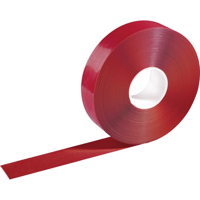 DURABLE 172503 - Bodenmarkierungsband, rot, 1,2 mm dick, 50 mm x 30 m