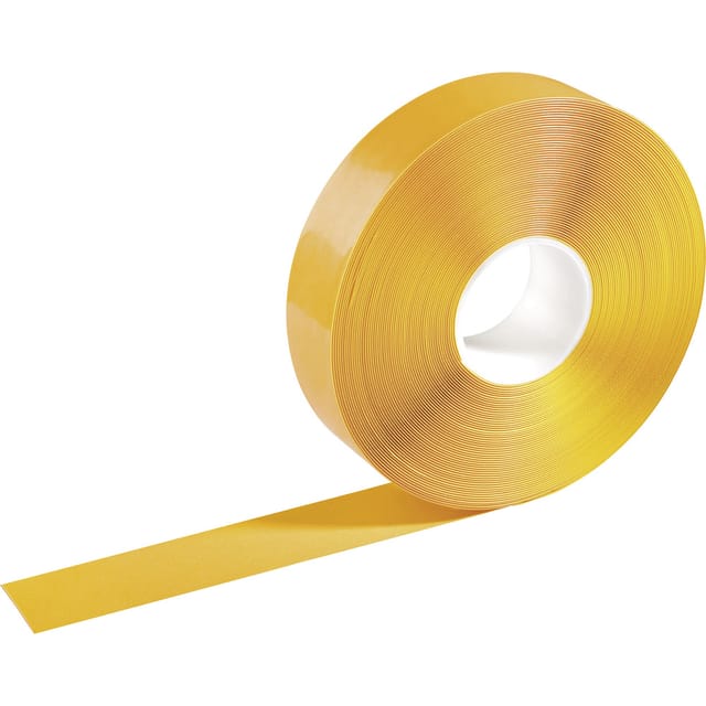DURABLE 172504 - Bodenmarkierungsband, gelb, 1,2 mm dick, 50 mm x 30 m