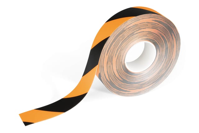 DURABLE 1726130 - Bodenmarkierungsband, gelb/schwarz, 50mm x 30 m