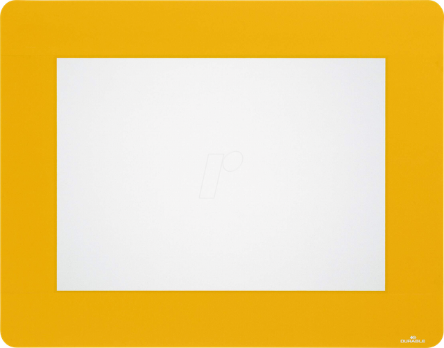 DURABLE 180804 - Klebemarkierung, Fenster A4, ablösbar, gelb, 10 stück