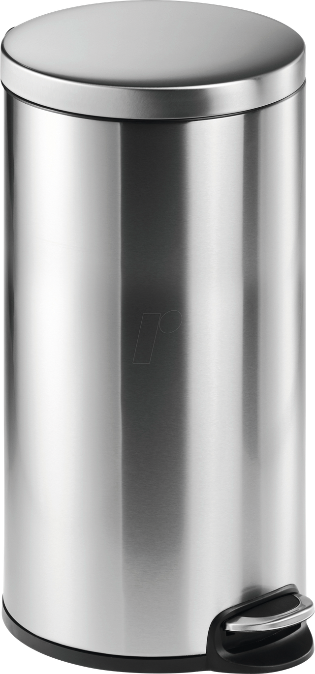 DURABLE 340323 - Treteimer Edelstahl rund 30 Liter