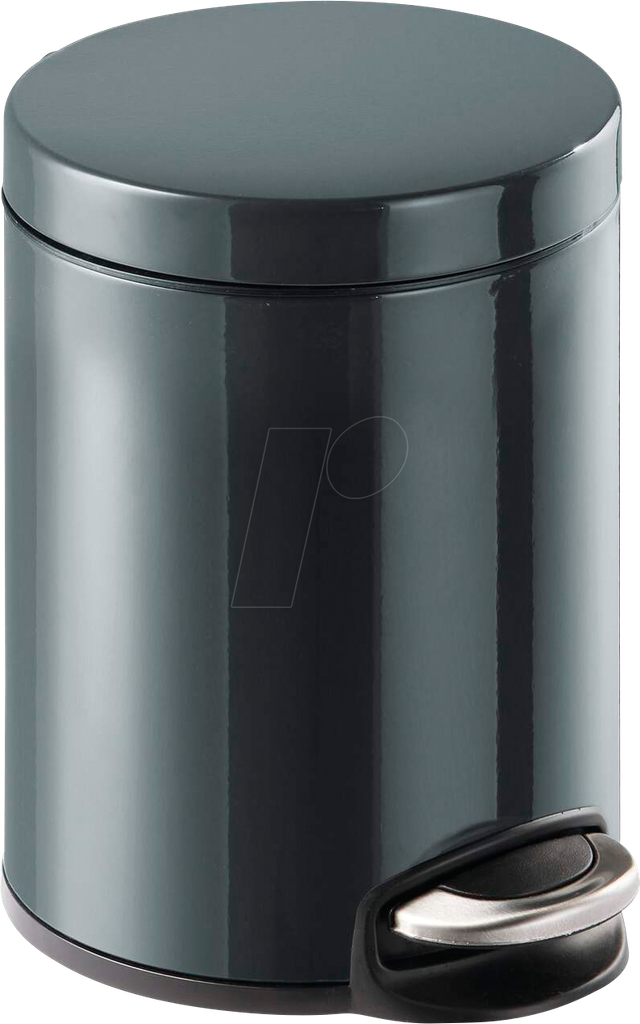 DURABLE 341058 - Abfallbehälter mit Tritt, 5 l, metall, anthrazit