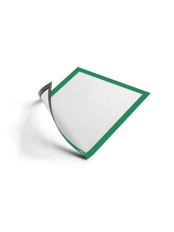 DURABLE 486905 - Info-Rahmen, A4, magnetisch, grün, 5 Stück