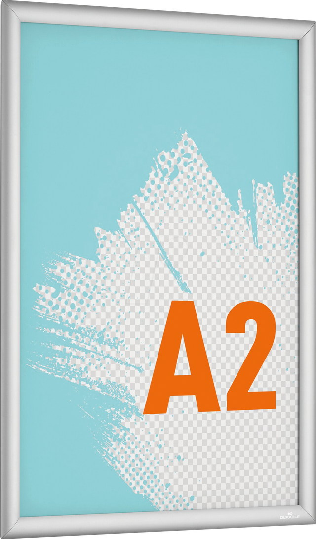 DURABLE 504623 - Klapprahmen, A2, Aluminium