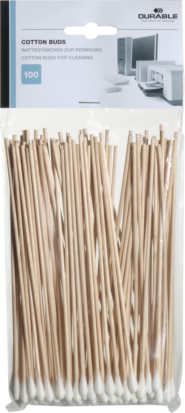 DURABLE 578902 - Reinigungsstäbchen, 100 Stück