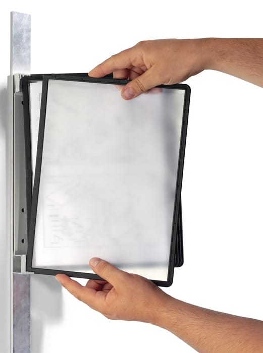DURABLE 591401 - Sichttafelsystem VARIO® MAGNETIC WALL 5, Set, schwarz