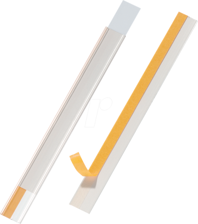 DURABLE 802319 - Scannerschienen, 200 x 20 mm, selbstklebend, 50 Stück