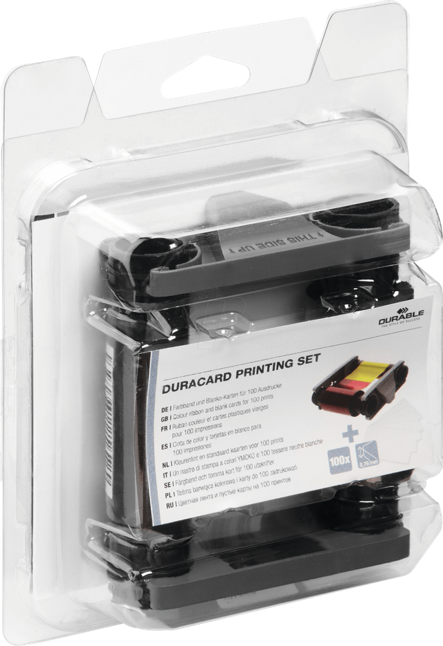 DURABLE 891300 - Farbbandkassette/Karten, Set, für Durable Duracard