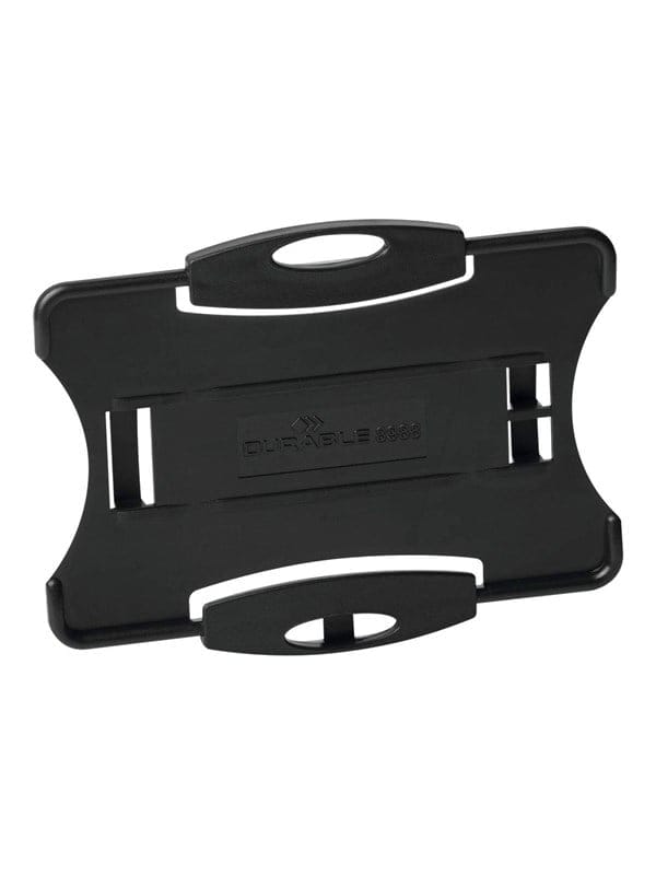 DURABLE 898801 - Ausweishalter für 1 Karte, ECO, 10-er Pack, schwarz