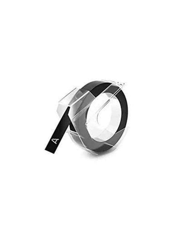 DYMO 520109 - DYMO Prägeband / Prägeetikett 9mm glänzend schwarz
